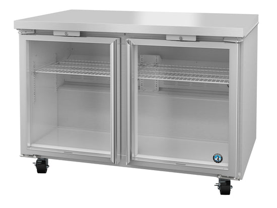 UR48A-GLP01, Undercounter Refrigerator, Two Section with Low Profile Stainless Doors