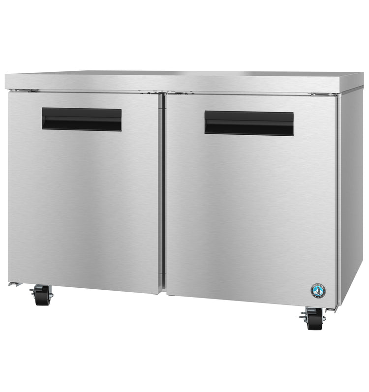 UR48B, Undercounter Refrigerator, Two Section with Stainless Doors