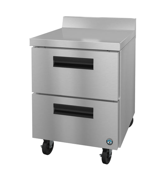 WF27B-D2, Worktop Freezer, Single Section with Stainless Drawers