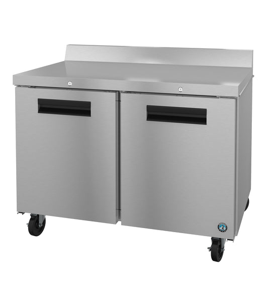 WF48B-01, Worktop Freezer, Two Section with Lockable Stainless Doors