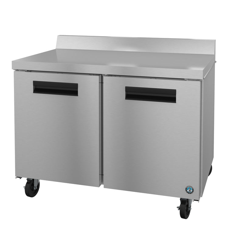 WF48B, Worktop Freezer, Two Section with Stainless Doors